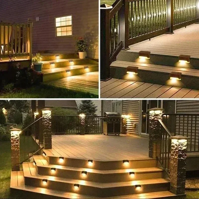 Solar Step Lights Outdoor | Waterproof Garden Deck Lamp - Image 4